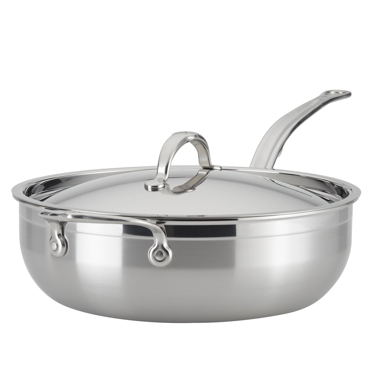 Hestan ProBond Essential Non-Stick Frying Pan with Heat-Resistant Glass Lid for Professional Cooking