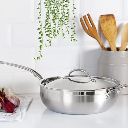 Hestan ProBond Essential Non-Stick Frying Pan with Glass Lid, Perfect for Daily Cooking and Baking