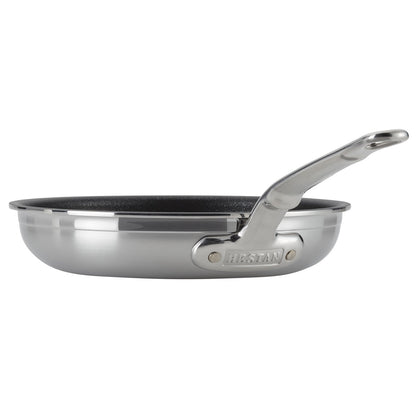 Durable 18/10 stainless steel non-stick frying pan from Hestan ProBond