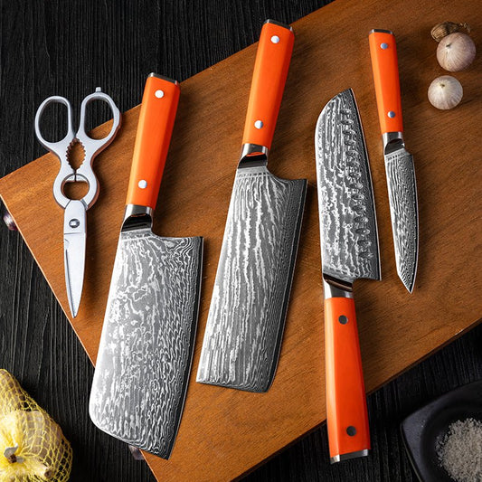 Japanese Damascus Kitchen Knife