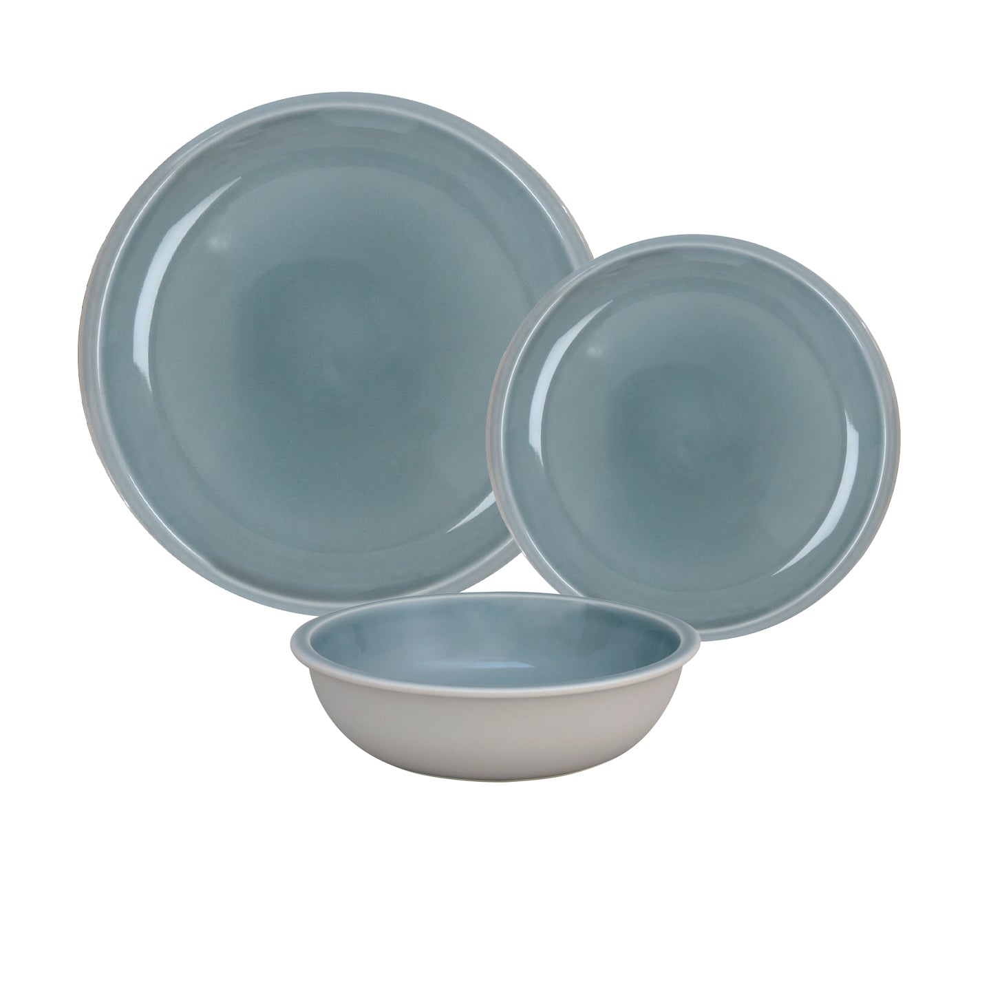 Gris Oxyde 12-Piece Dinnerware Set by Jars Cantine