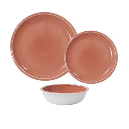 Terre Cuite 12-piece dinnerware set by Jars Cantine