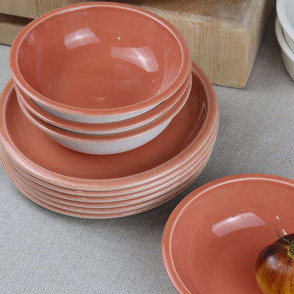 Jars Cantine 12-piece Terre Cuite handmade dinner set