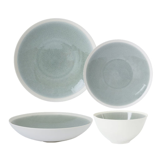 Cachemire 16-piece dinnerware set by Jars Epure