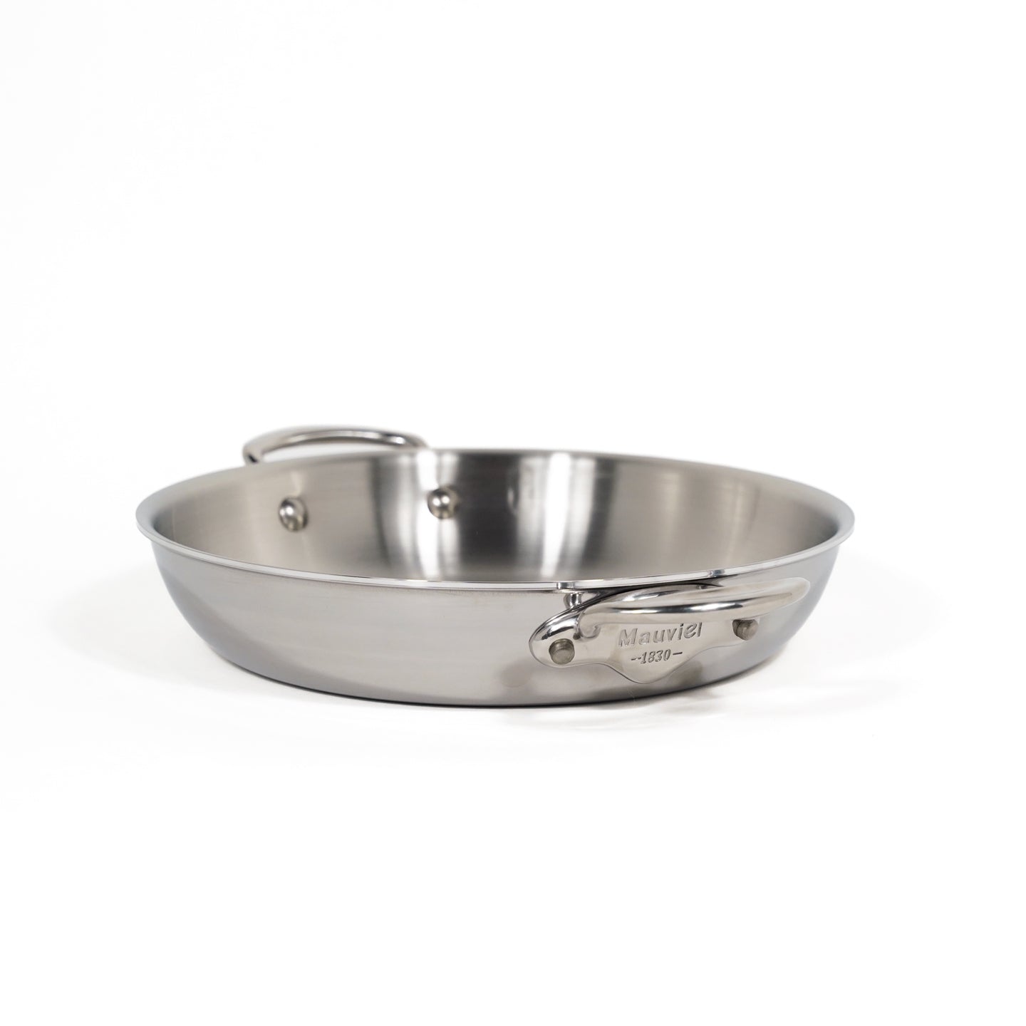 Top-grade copper frying pan with 2 handles from Mauviel M'Cook