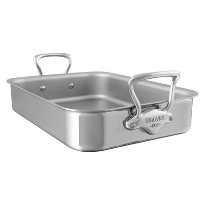 Professional-grade Mauviel M'Cook roasting pan for commercial and residential use