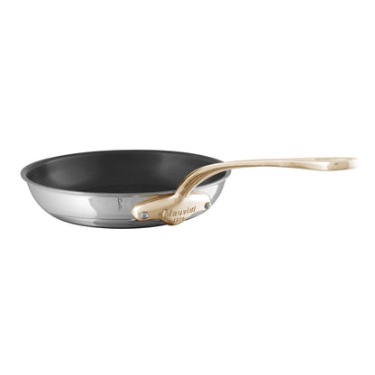 Mauviel M'CookB non-stick copper frying pan with excellent heat distribution and durable non-stick coating.