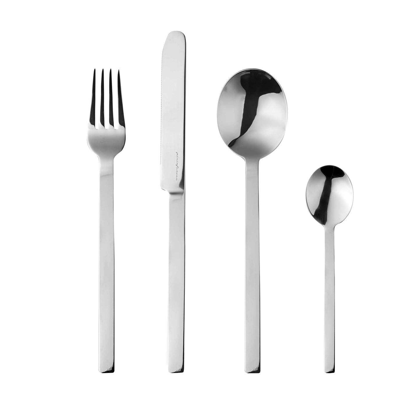 Mepra Stile 24-Piece Polished Cutlery Set with high-quality polished finish