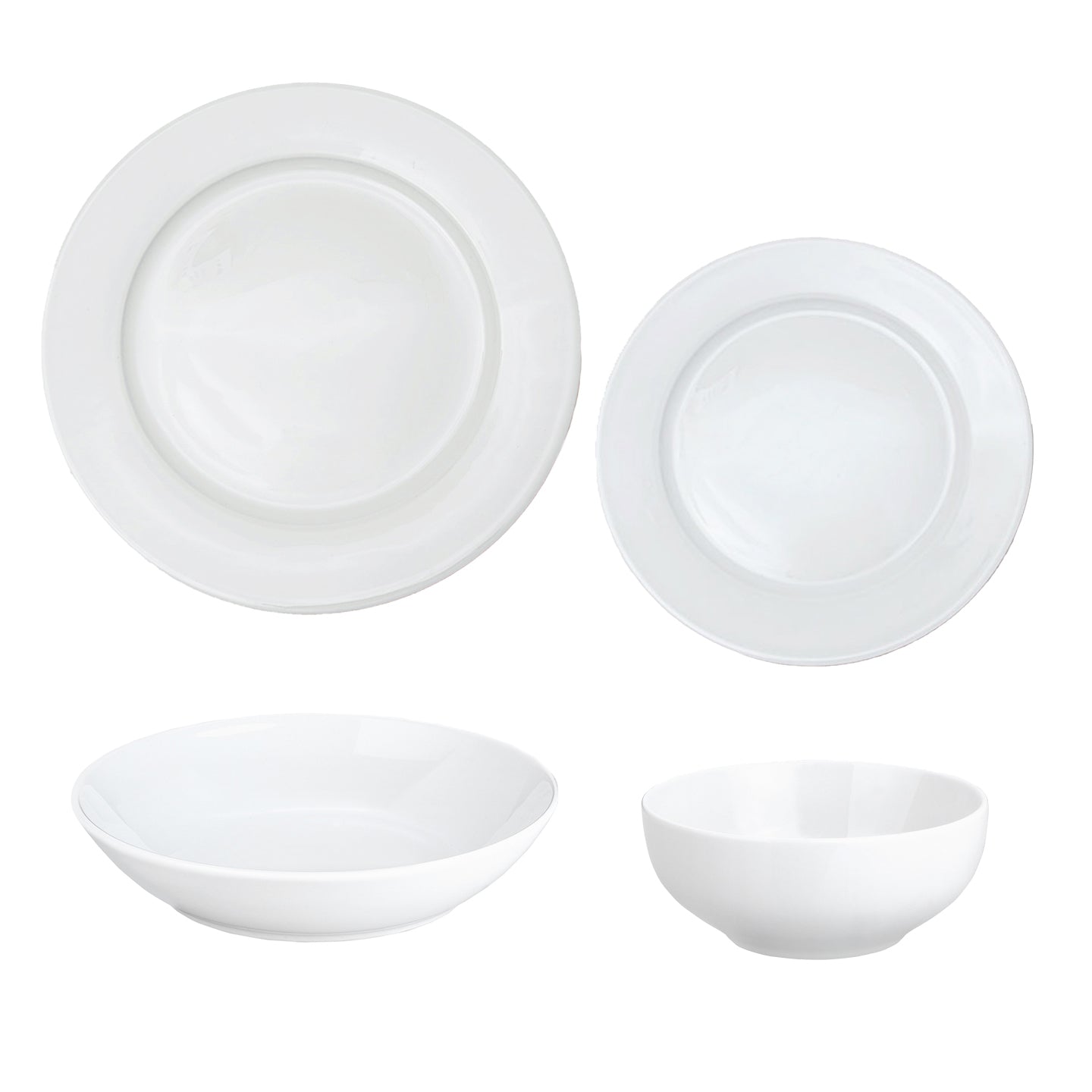 French fine porcelain dinnerware set for formal dining