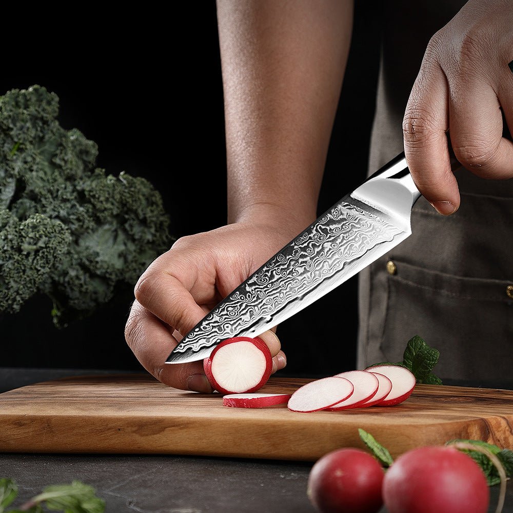 7-Piece Professional Japanese Damascus Chef Knife Set
