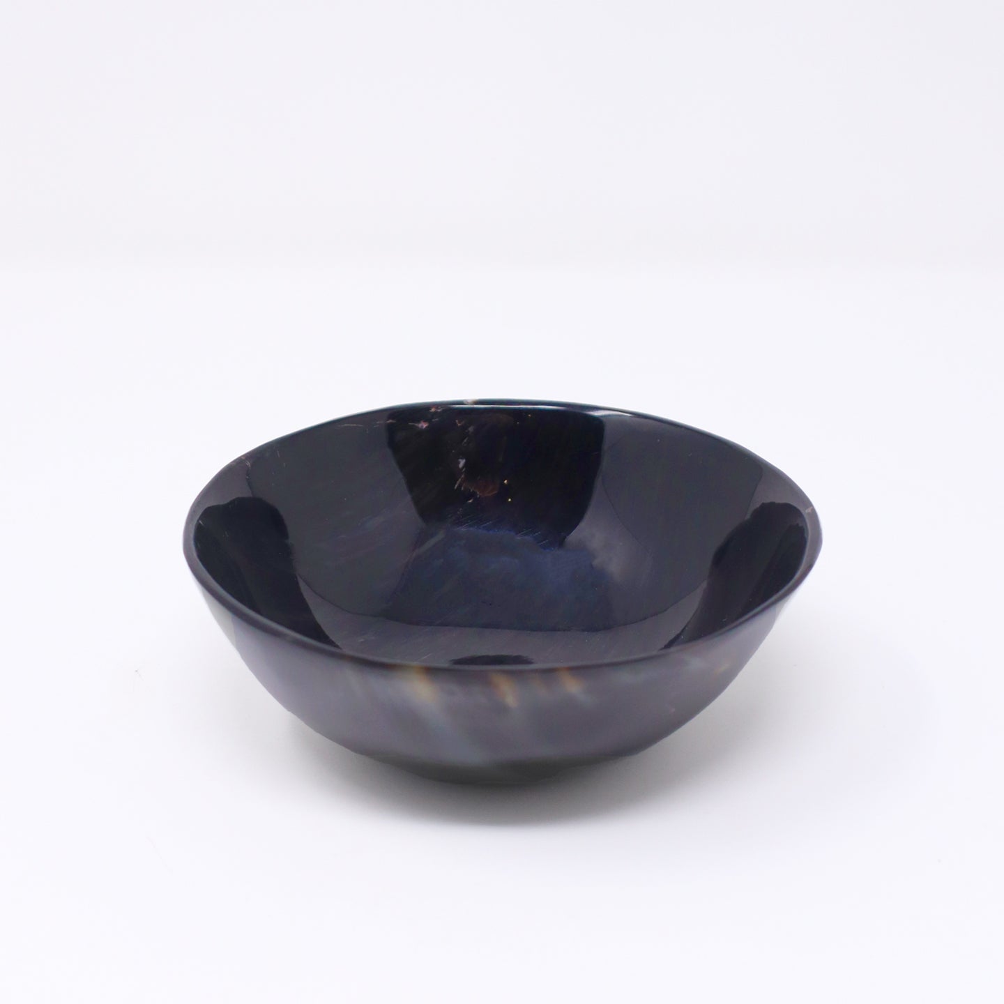 Handcrafted water buffalo horn bowl by acclaimed artist Sarah Petherick