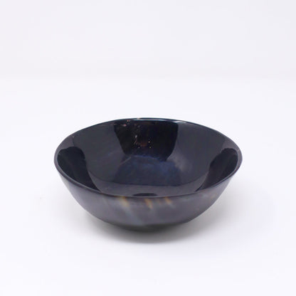 Handcrafted water buffalo horn bowl by acclaimed artist Sarah Petherick