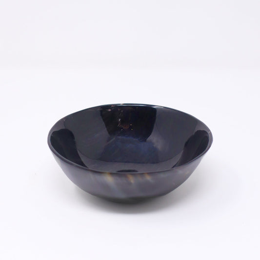Handcrafted water buffalo horn bowl by acclaimed artist Sarah Petherick