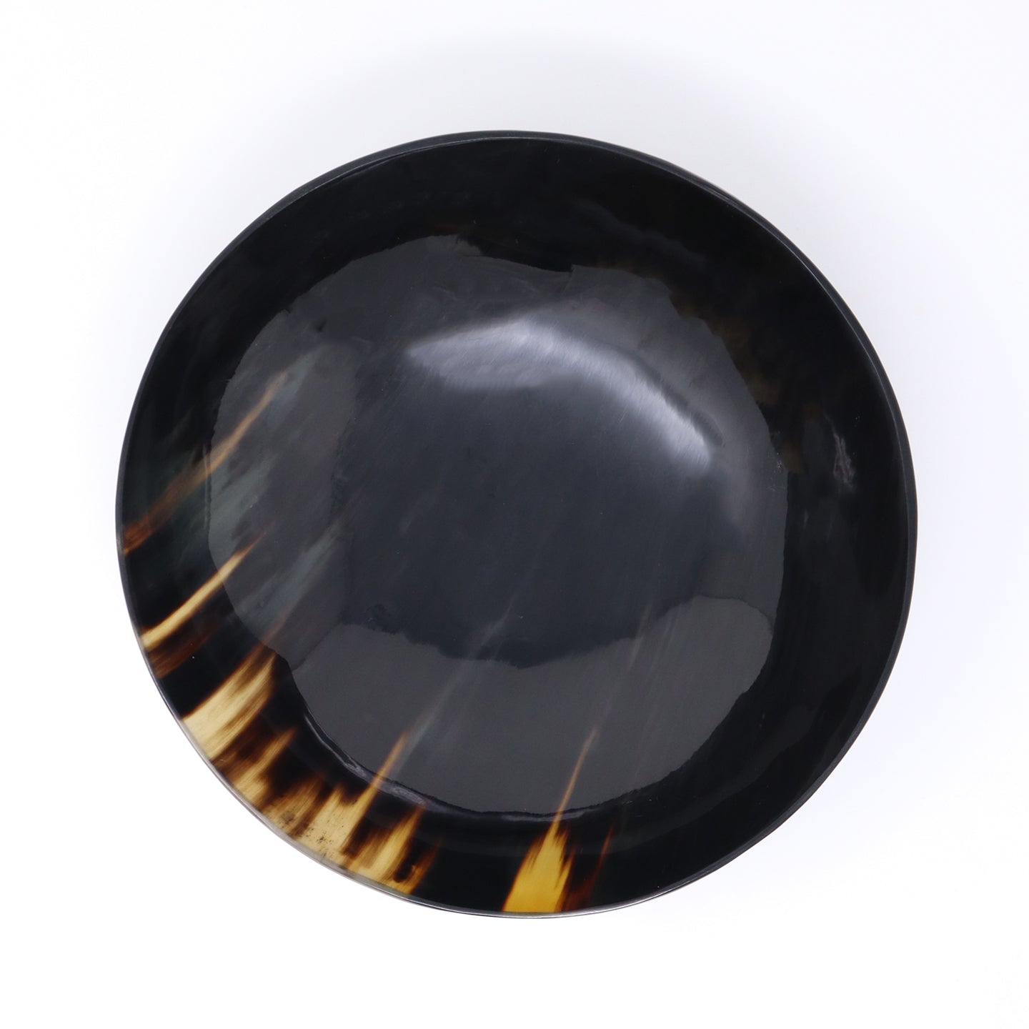 Artistic water buffalo horn bowl crafted with care by Sarah Petherick