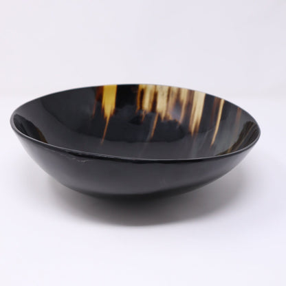 Sarah Petherick handcrafted water buffalo horn bowl, perfect for decorative or functional use
