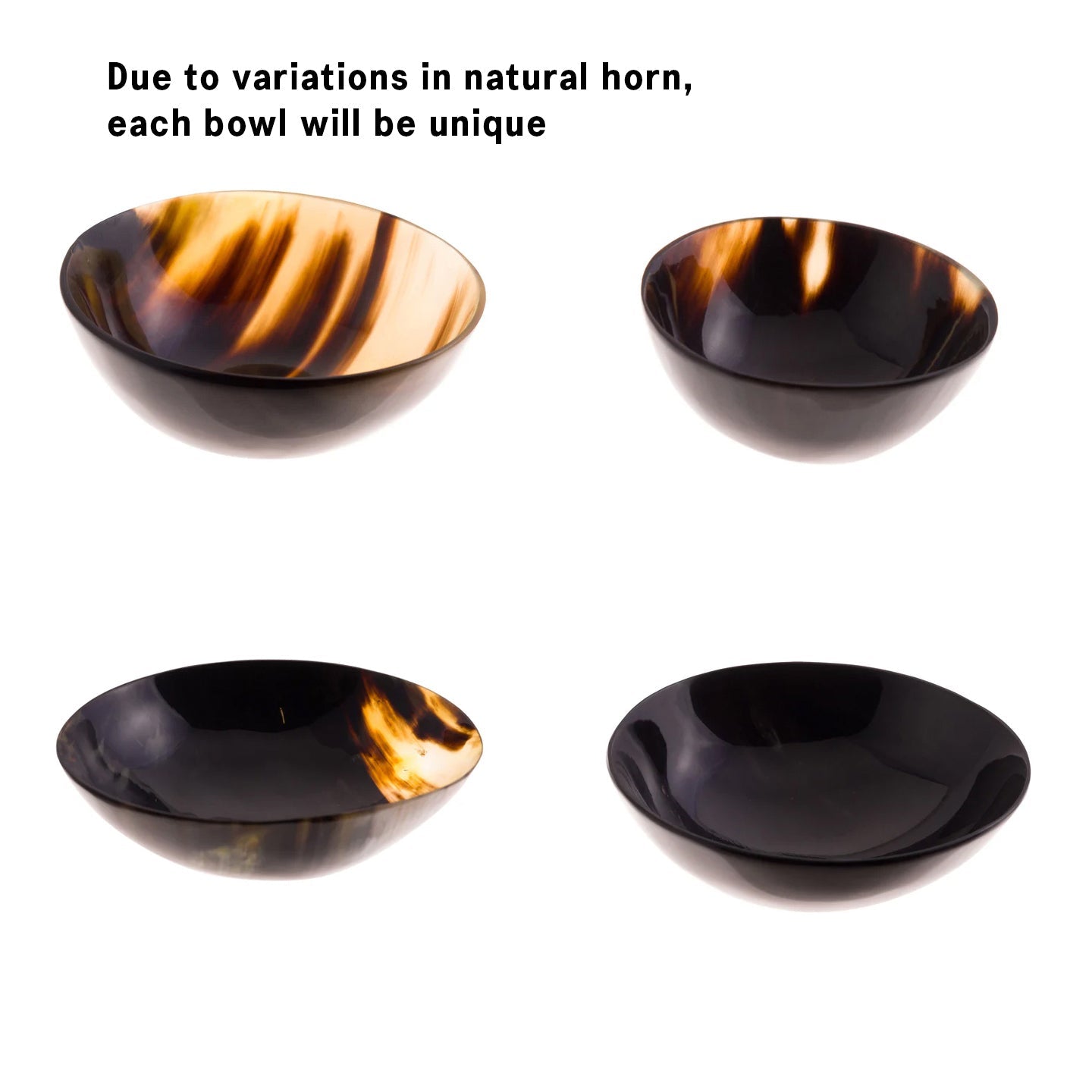 Rare water buffalo horn bowl created by the talented artist Sarah Petherick
