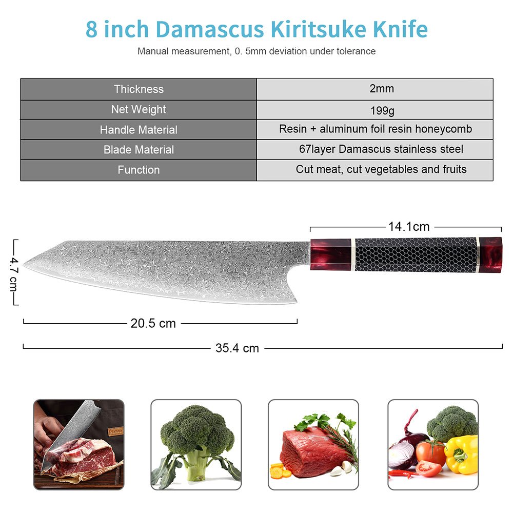 8" Japanese Chefs Knife