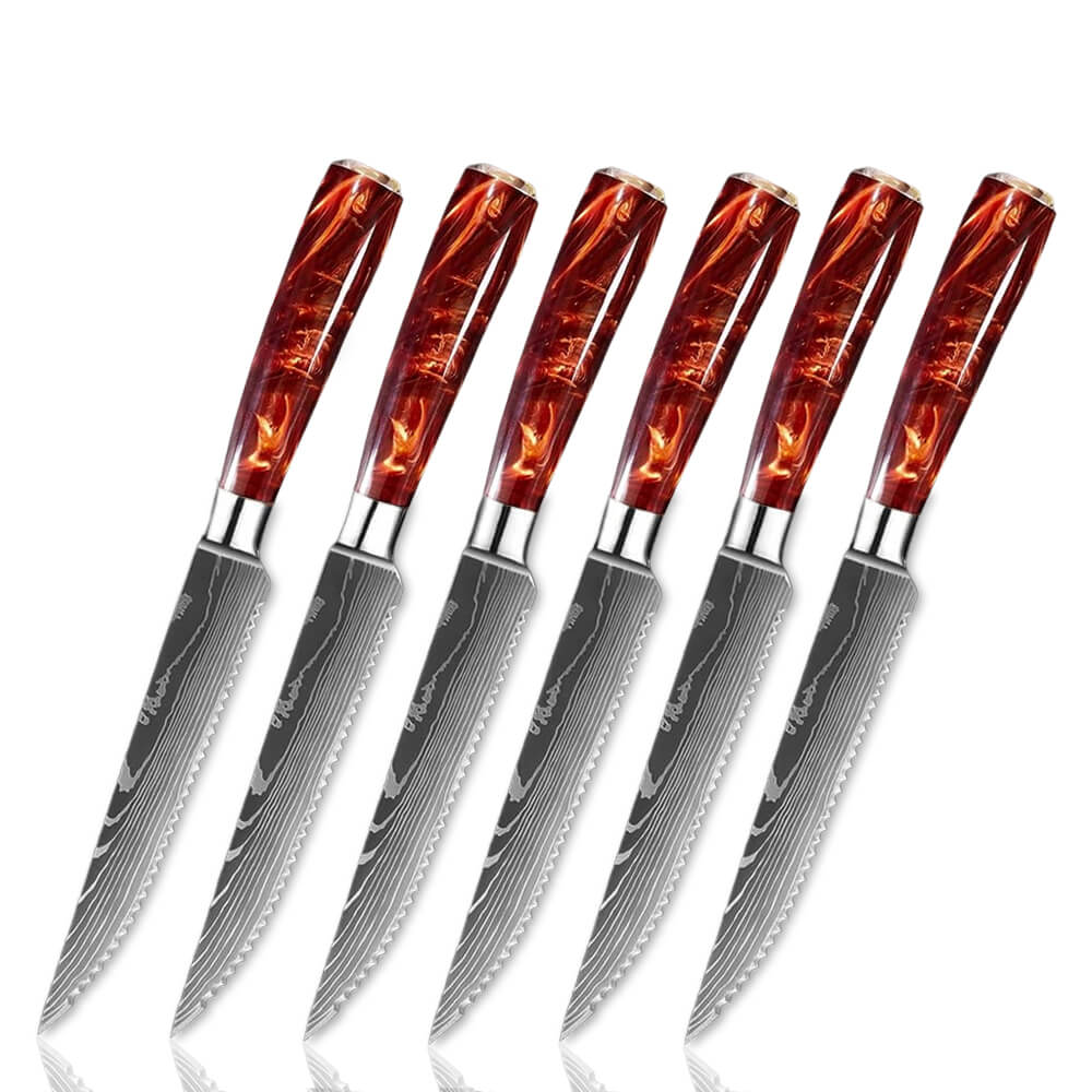 "Crimson" 16-Piece Japanese Knife Block Set