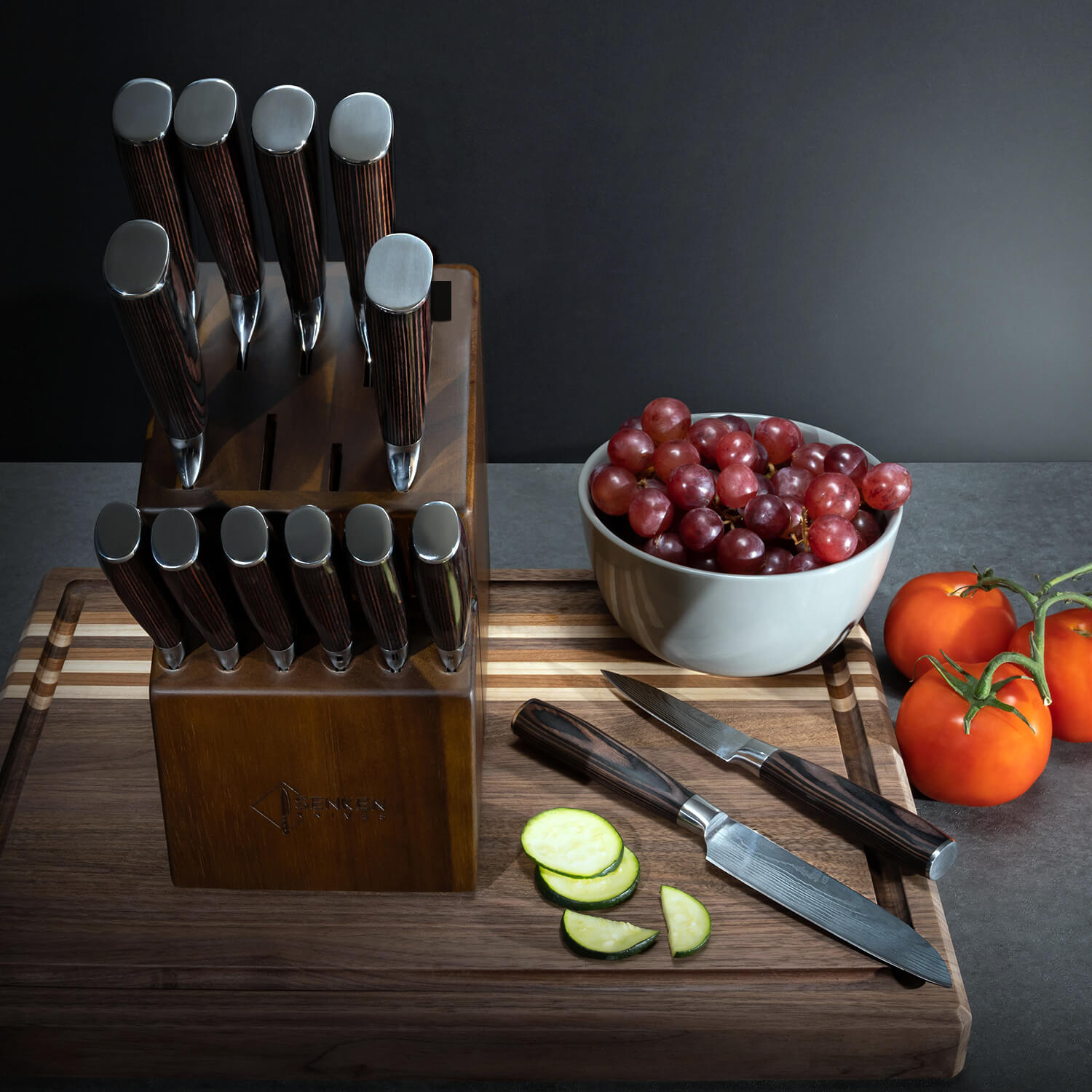 "Imperial" 16-Piece Japanese Knife Block Set