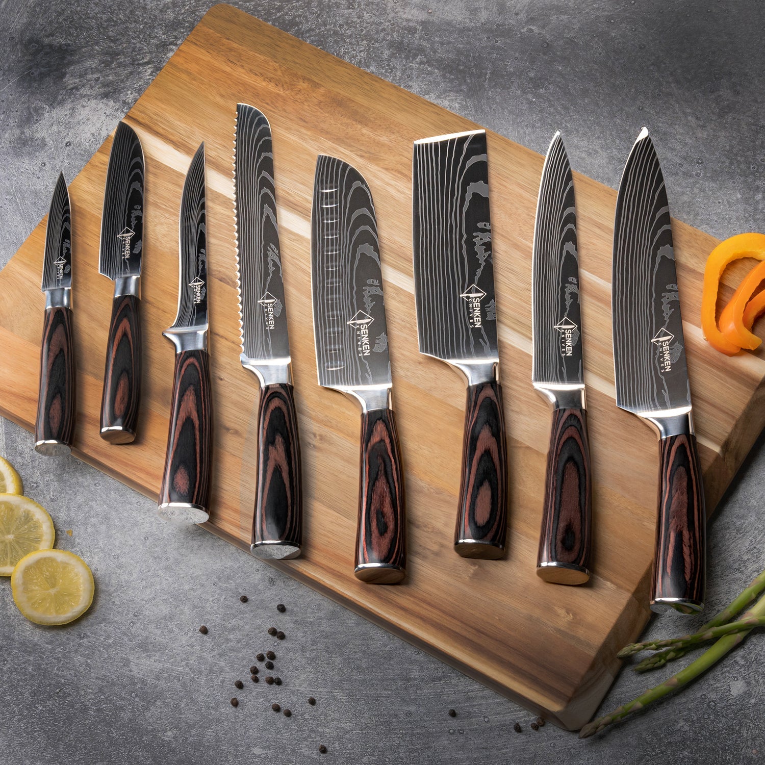 "Imperial" 16-Piece Japanese Knife Block Set