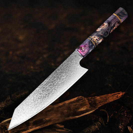 Japanese Damascus Kitchen Knives, 8 Inch VG10 Damascus Steel Chef knife