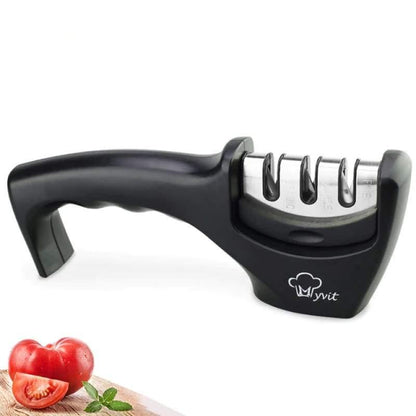 Pro Knife Sharpener 3 Stage Tungsten Diamond & Ceramic