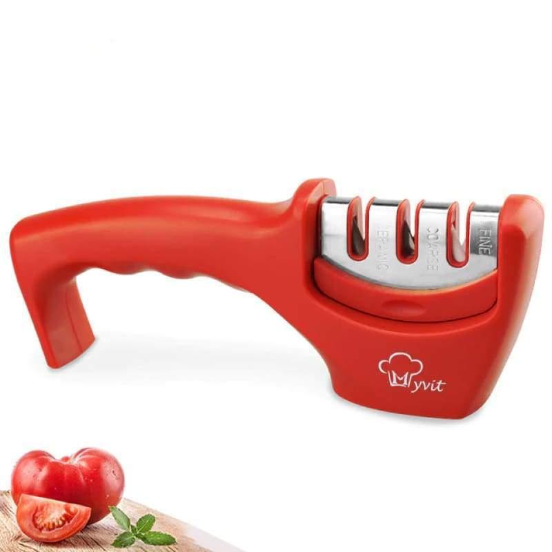 Pro Knife Sharpener 3 Stage Tungsten Diamond & Ceramic