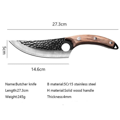 Huusk - Jараnеѕе Handmade Kitchen Knife with Leather Case